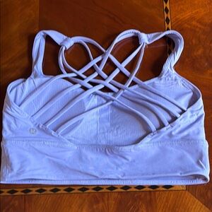 Lululemon Lilac Strappy Sports Bra